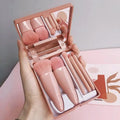 Harwelton™ Mini Make-Up Brush Set with Mirror in a Compact Case