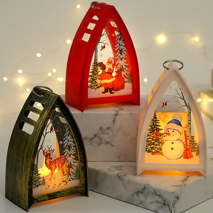 Hand-Painted LED Christmas Figures – Santa, Snowman and Reindeer
