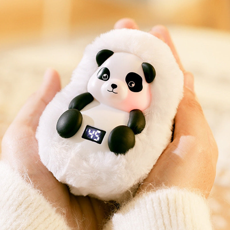 Harwelton™ Rechargeable Plush Hand Warmer in a Cuddly Animal Design