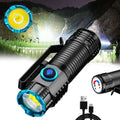 Harwelton™ Rechargeable 1000-Lumen LED Torch with Magnetic Tail