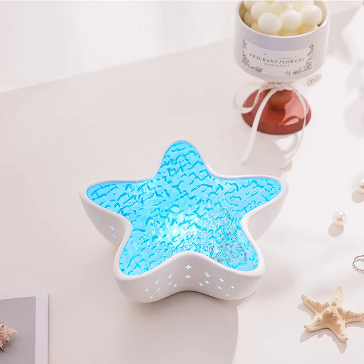 Starfish Ocean Wave Night Light Projector with 7 Colours