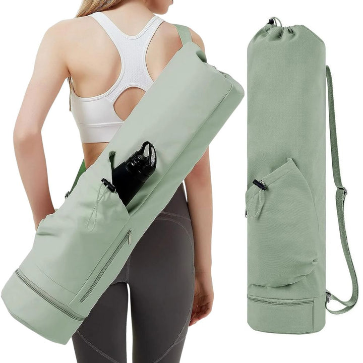 Harwelton™ Yoga Mat Bag with Waterproof Wet Pocket and Bottle Holder