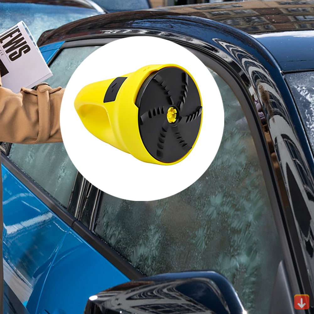 Electric Ice Scraper for Car Windscreens with One-Button Use