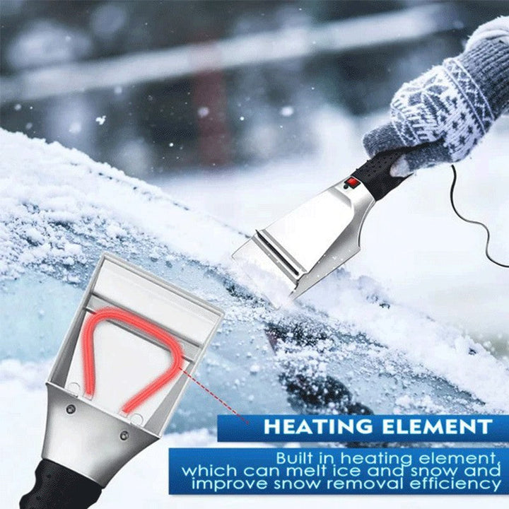 Harwelton™ 12V Heated Ice Scraper That Melts Through Frost Fast