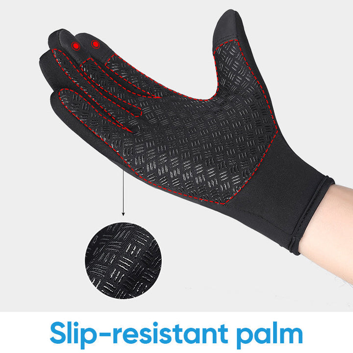 Harwelton™ Waterproof Thermal Touchscreen Gloves with Grip Palm