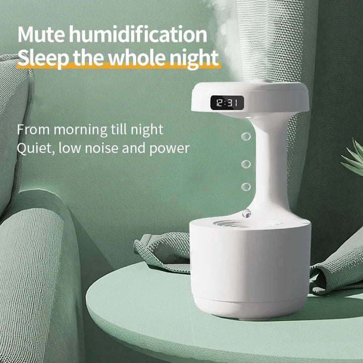 Anti-Gravity Humidifier with Floating Water Drop Effect