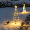 Harwelton™ Solar Christmas Tree Light with Star That Glows Every Night