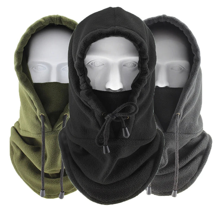 Polar Fleece Balaclava with Adjustable Drawstring, Windproof