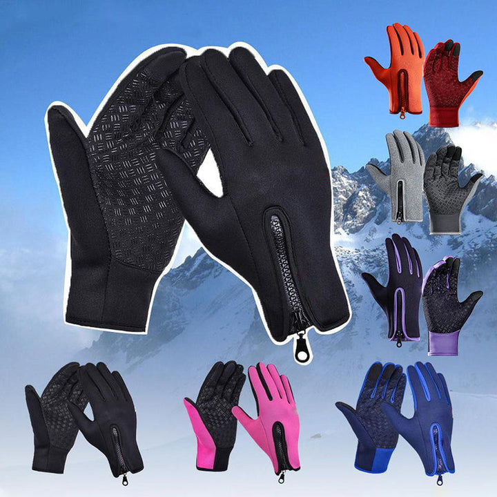 Harwelton™ Waterproof Thermal Touchscreen Gloves with Grip Palm
