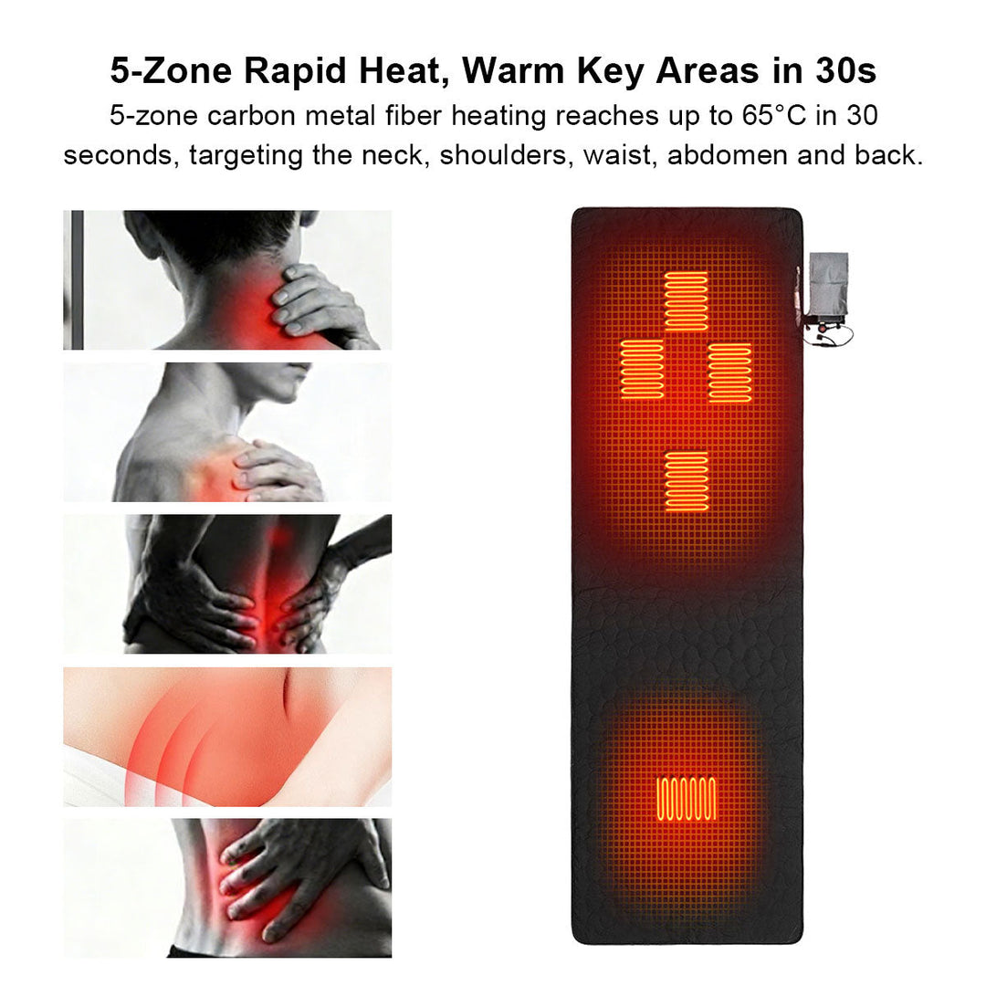 Harwelton™ 5-Zone USB Heated Pad with 30-Second Warm-Up
