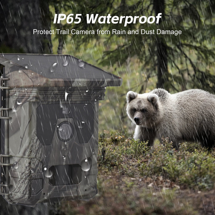 Solar Trail Camera with 4K Video, 50MP Photos and Night Vision