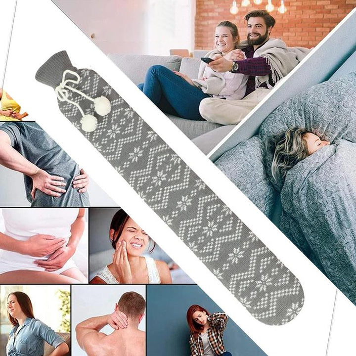 Harwelton™ Long 72 cm Hot Water Bottle with Soft Cover