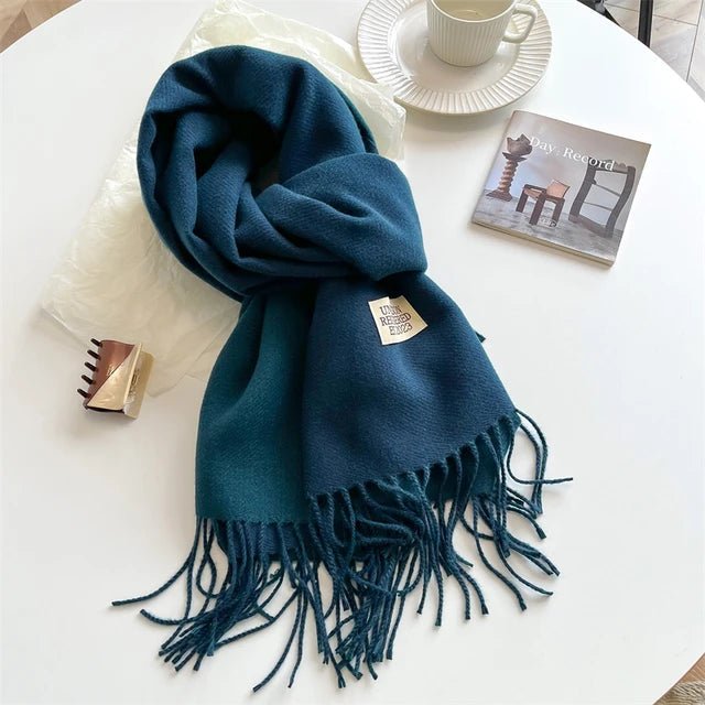 100% Wool Scarf for Men and Women – Super Soft and Warm