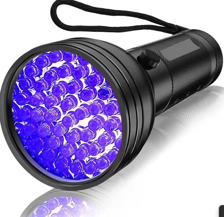 UV Torch with 51 LEDs for Finding Pet Stains and Hidden Marks