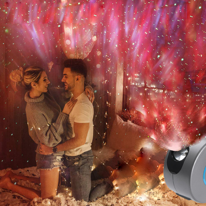Galaxy Starry Sky Projector, 7 Colour Rotating Night Light