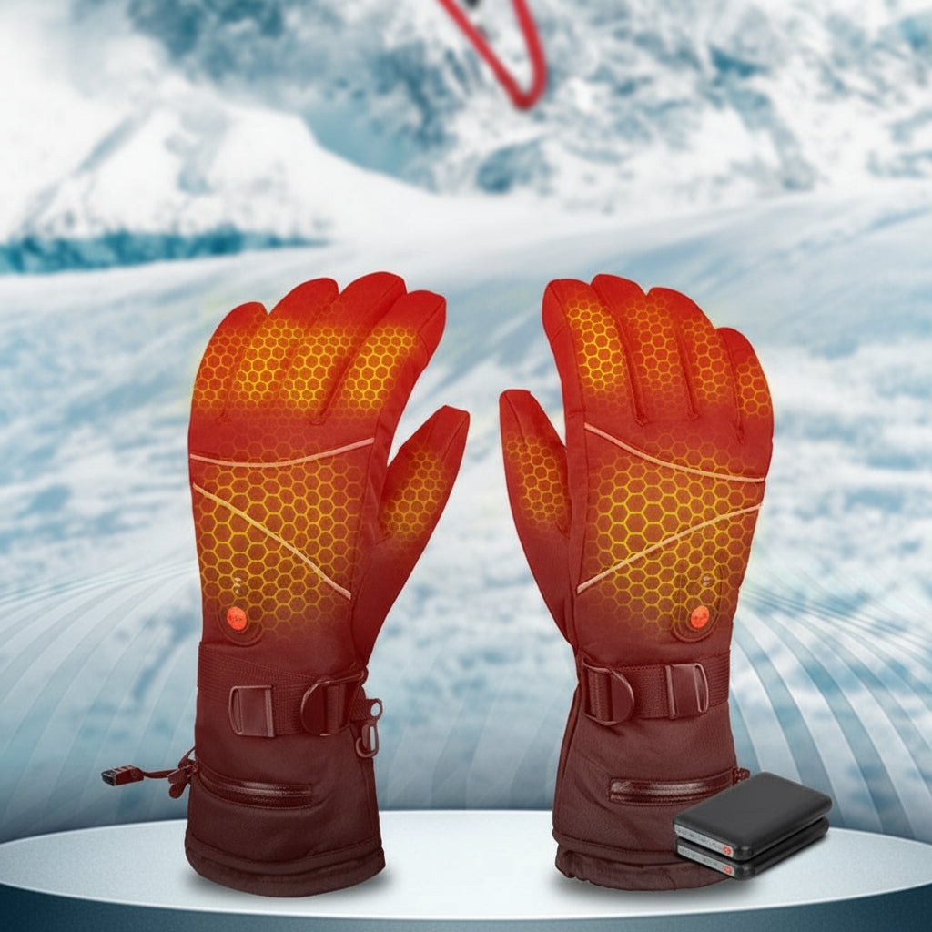 Harwelton™ Waterproof Rechargeable Heated Gloves with 2500 mAh Battery