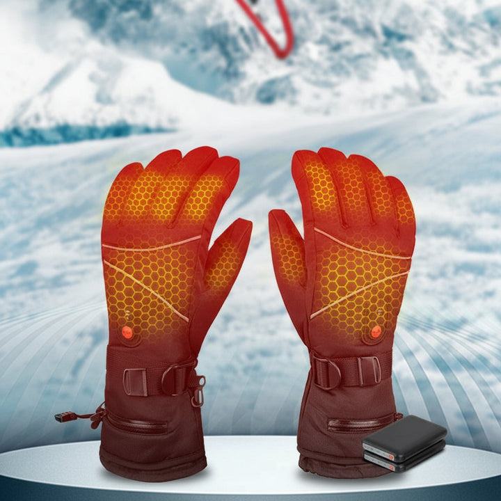 Harwelton™ Waterproof Rechargeable Heated Gloves with 2500 mAh Battery