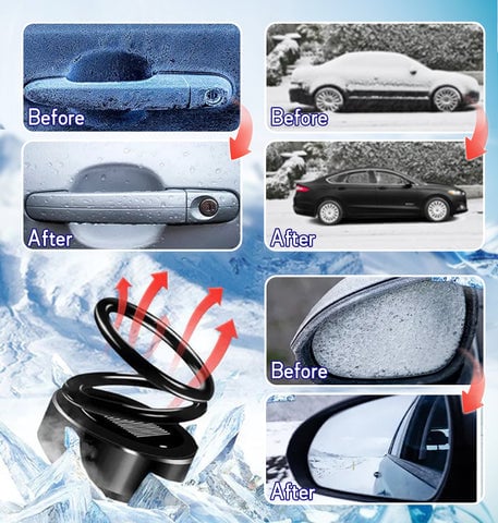 Harwelton™ Solar Car De-Icer and Demister with Auto Start