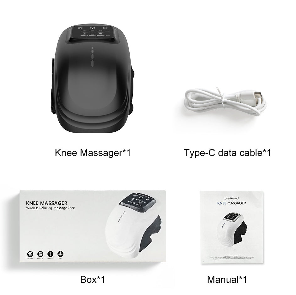 Heated Knee Massager – Rechargeable Kneading and Warmth