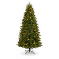 Tall pre-lit tree with remote control