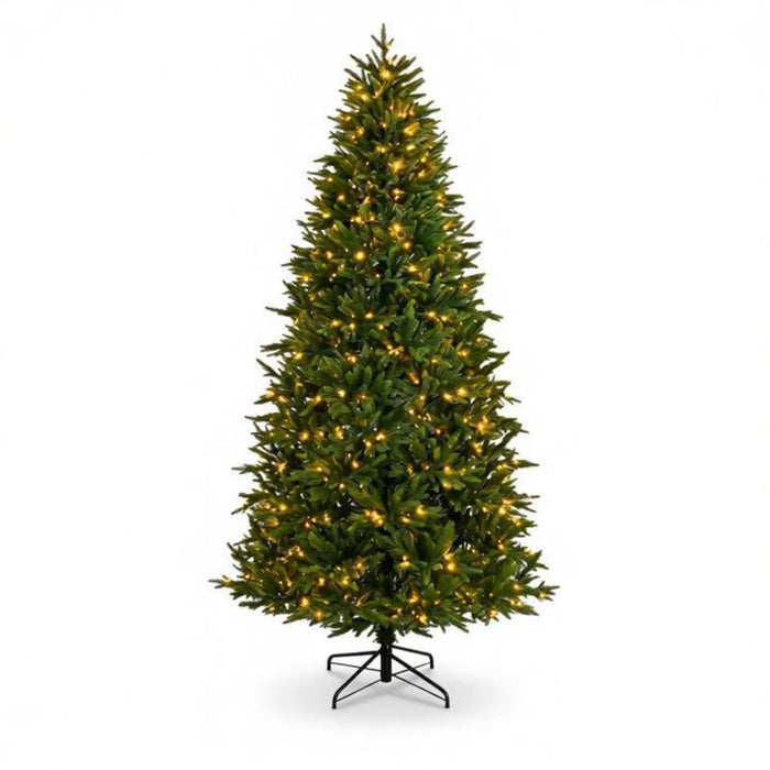 Harwelton Pre-Lit Christmas Tree with 480 LEDs and Remote, 7.5ft
