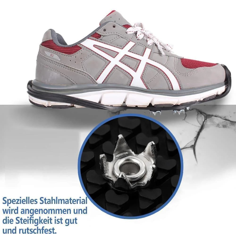 Harwelton™ Anti-Slip Ice Grips for Shoes – Steel Spikes, Set of 2 Pairs