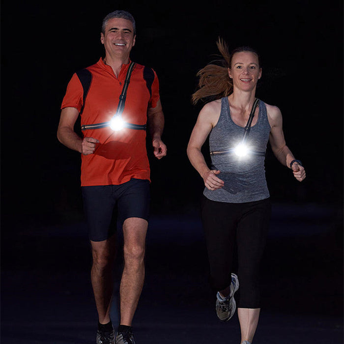Harwelton™ Running Chest Light with Adjustable Beam and Rear Warning Light