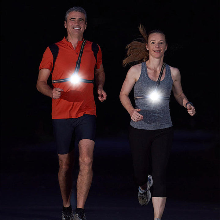 Harwelton™ Running Chest Light with Adjustable Beam and Rear Warning Light