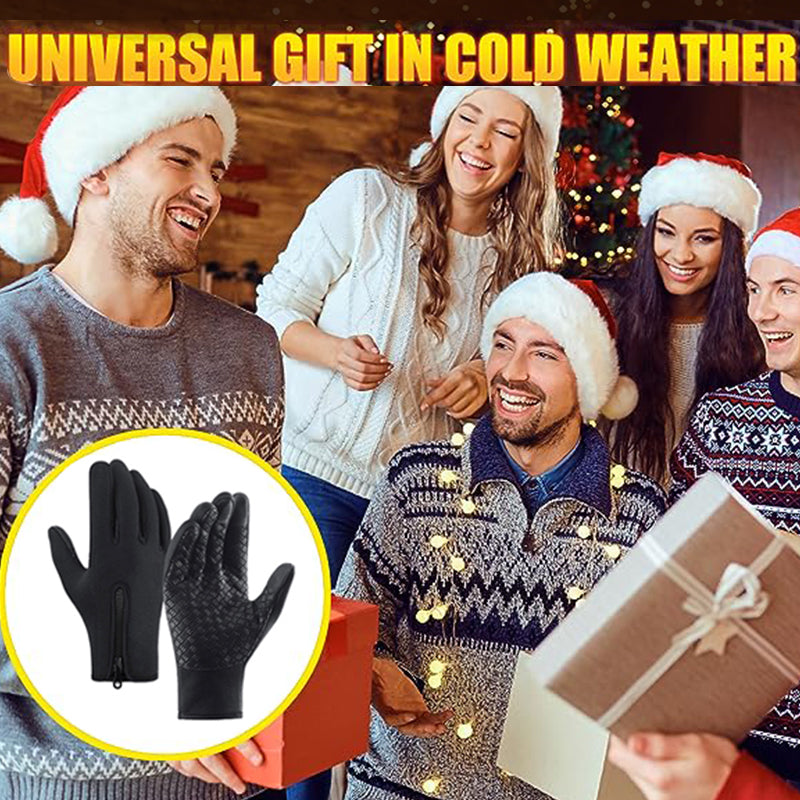 Harwelton™ Waterproof Thermal Touchscreen Gloves with Grip Palm
