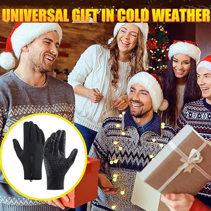 Harwelton™ Waterproof Thermal Touchscreen Gloves with Grip Palm