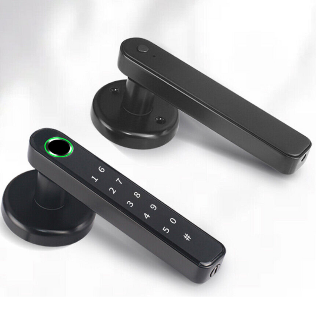 Harwelton™ Smart Fingerprint Door Lock with App Control and Key Backup