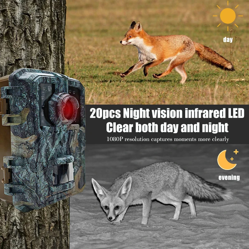 Harwelton™ Mini 16MP Trail Camera with Night Vision and PIR Sensor