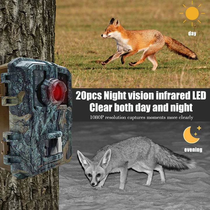 Harwelton™ Mini 16MP Trail Camera with Night Vision and PIR Sensor