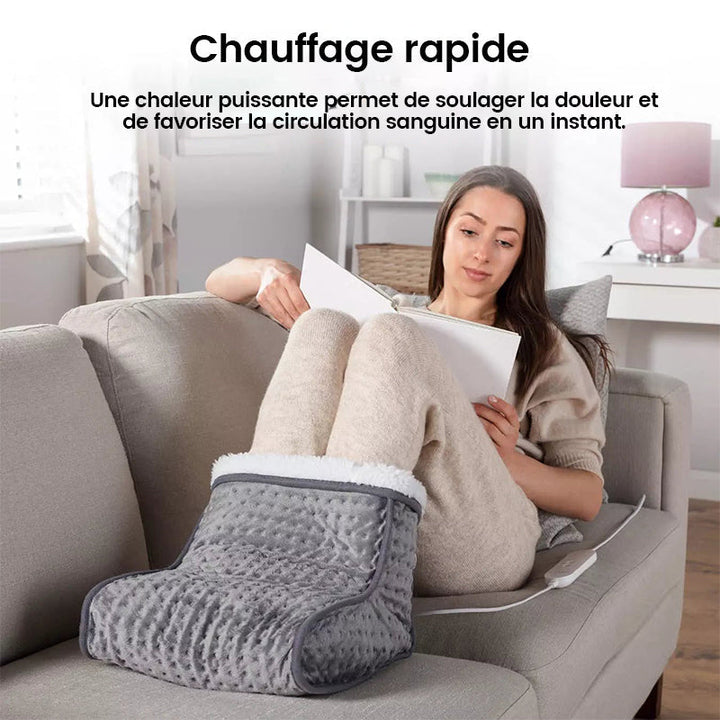 Harwelton™ Electric Foot Warmer with Fluffy Lining &amp; Adjustable Heat