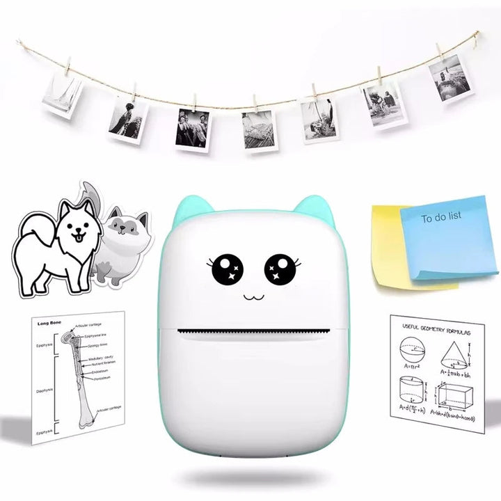 Mini Wireless Thermal Label Printer – No Ink Needed