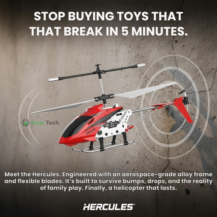 Durable Remote Control Helicopter LED Lights &amp; Crash‑Resistant