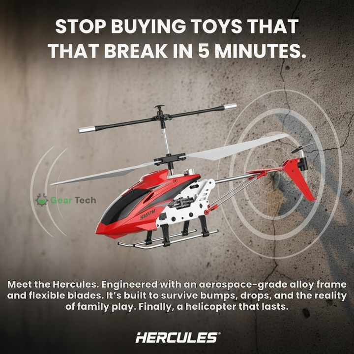 Durable Remote Control Helicopter LED Lights &amp; Crash‑Resistant