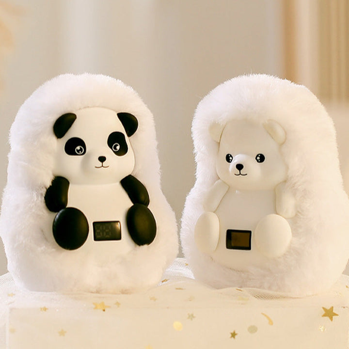 Harwelton™ Rechargeable Plush Hand Warmer in a Cuddly Animal Design
