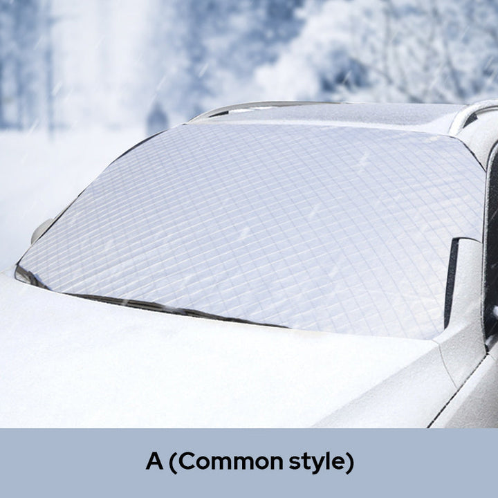 All-Season Magnetic Car Windscreen Cover with Mirror Covers