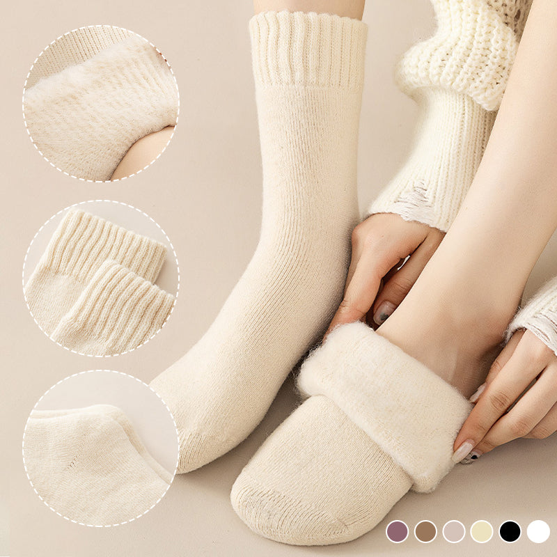 Harwelton™ Thermal Fleece-Lined Socks Set of 3 Pairs for Cold Days