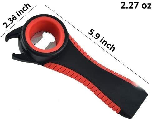 6-in-1 Multi Opener for Jars, Bottles, Cans and Ring Pulls
