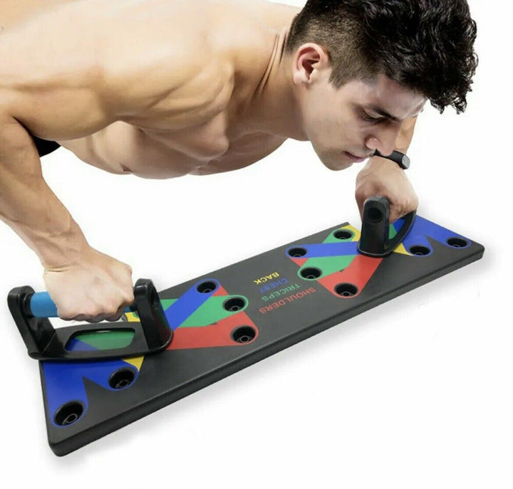 Harwelton™ Adjustable Push-Up Machine for Full Upper-Body Home Workouts