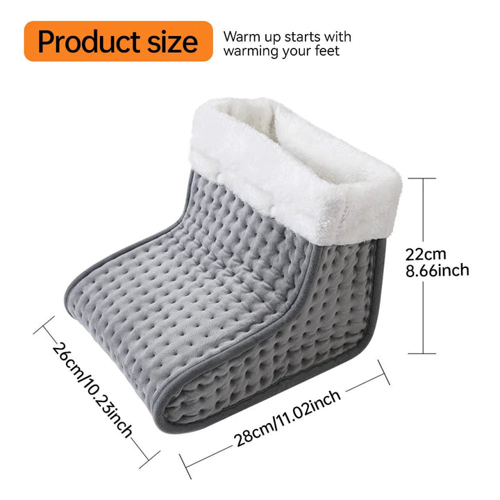 Harwelton™ Plush Electric Foot Warmer with 9 Heat Levels