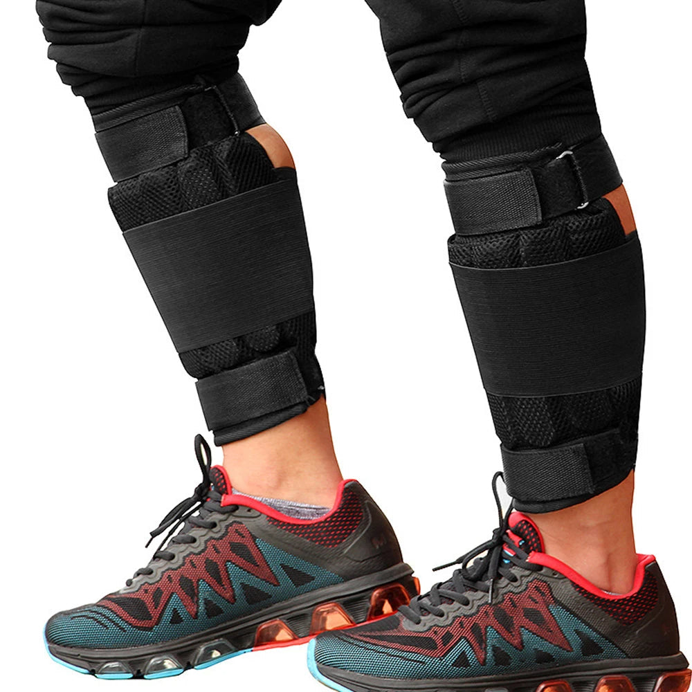 Adjustable Ankle Weights in Breathable Mesh, Up to 16 kg Load