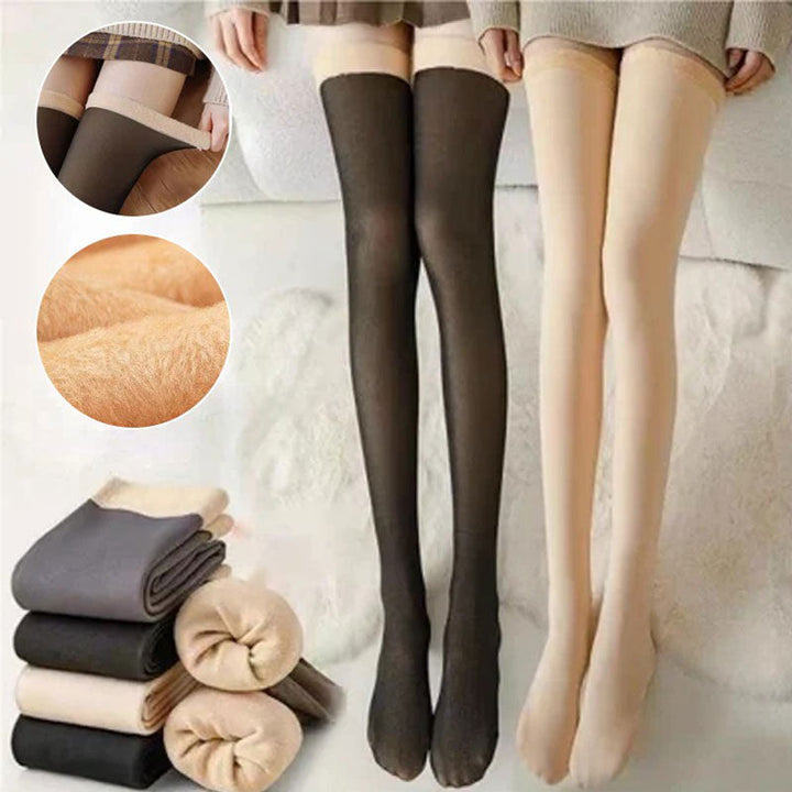 Harwelton™ Thick Fluffy Over-the-Knee Socks That Stay Up