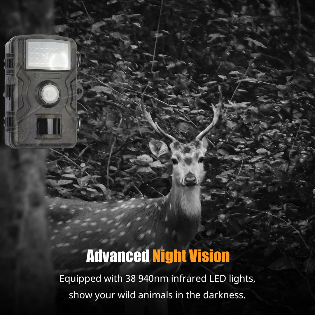 Harwelton™ 16MP Trail Camera with 1080p Video and Infrared Night Vision