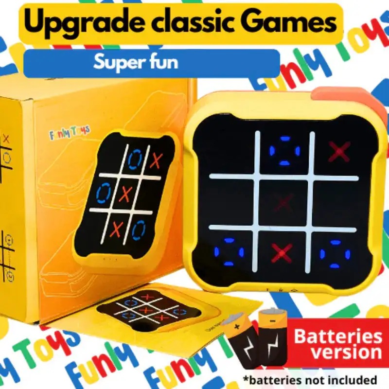 Electronic Noughts and Crosses Game with Nine Skill Levels