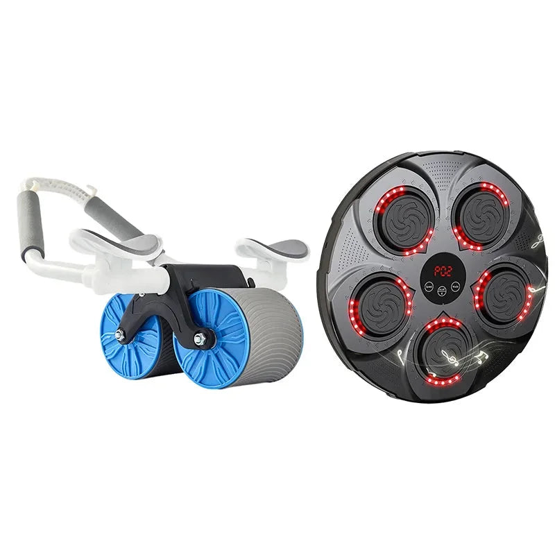 Harwelton™ Wall-Mounted Music Boxing Machine with Bluetooth and Lights