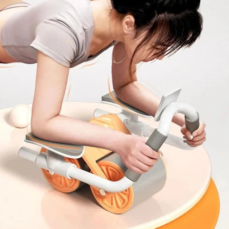Harwelton™ Extra-Wide Ab Roller Wheel with Auto Rebound for Core