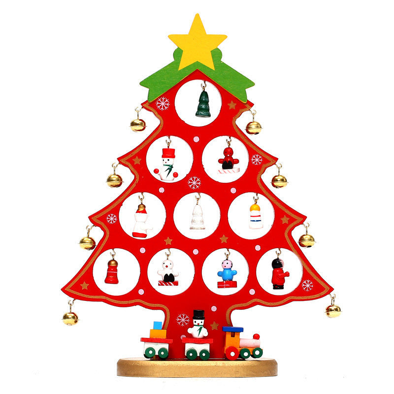 DIY Wooden Mini Christmas Tree Kit – Tool-Free Table Decoration